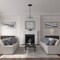 Ekena Millwork Washington Ceiling Medallion (Fits Canopies up to 2 7/8"), 17 1/8"OD x 1 1/2"P, Stone Hearth CM17WASHF - alternate 4